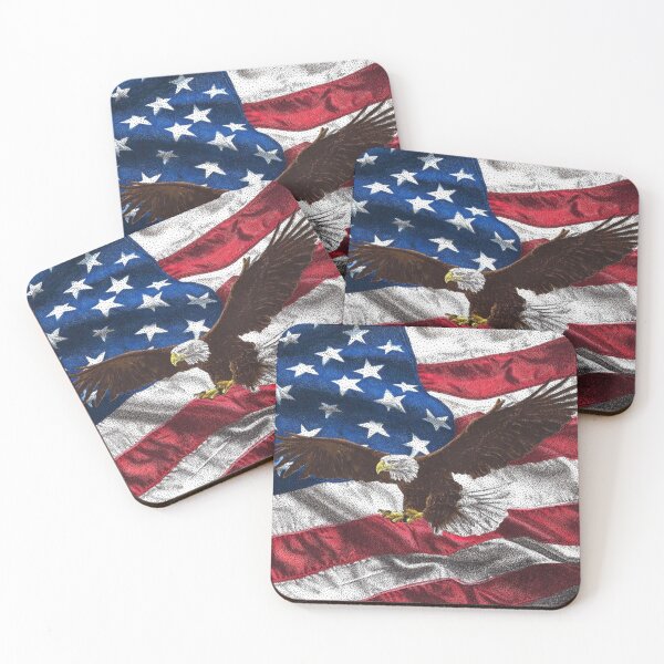 Item preview, American Flag Eagle  designed and sold by Cora Worthington Art.