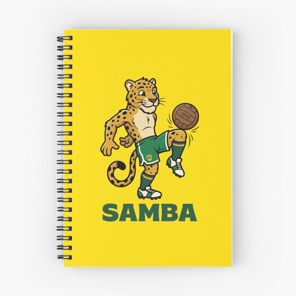 Item preview, Retro Brazil Soccer Jaguar Premium Mascot Sticker designed and sold by Mr-wow.