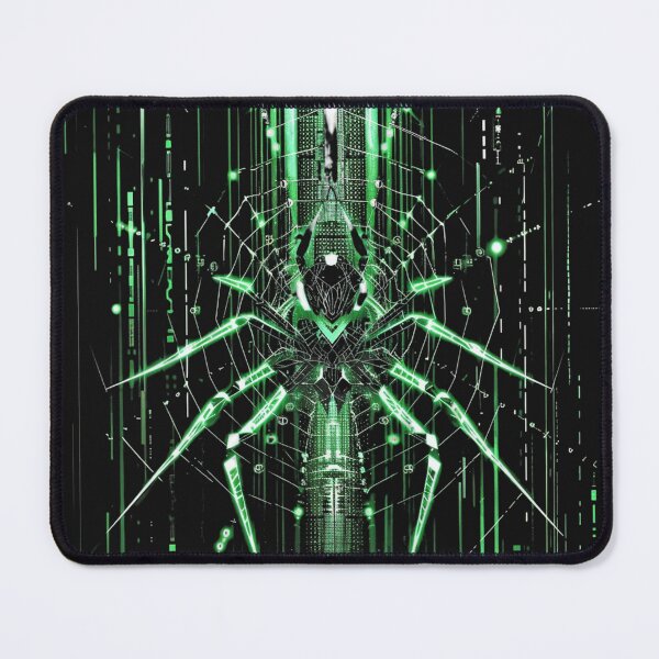 Item preview, Data Stream Spider Web - Cyberpunk Tech Trap  designed and sold by BoxofMoments.