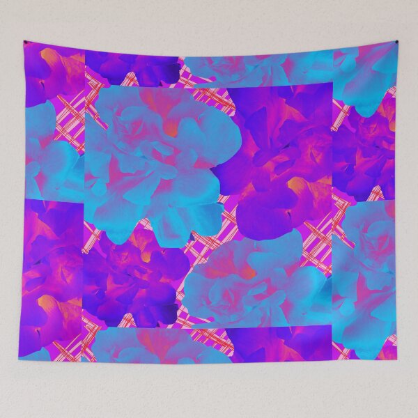 Item preview, Neon Colorful Flowers Collage designed and sold by RAHKELROYSUM.