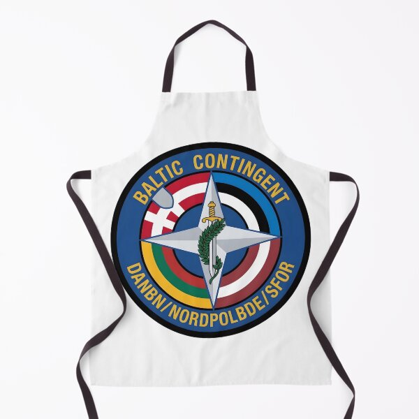 Item preview, NATO SFOR Baltic Contingent DANBN NORDPOLBDE Insignia designed and sold by CharlieDesings.
