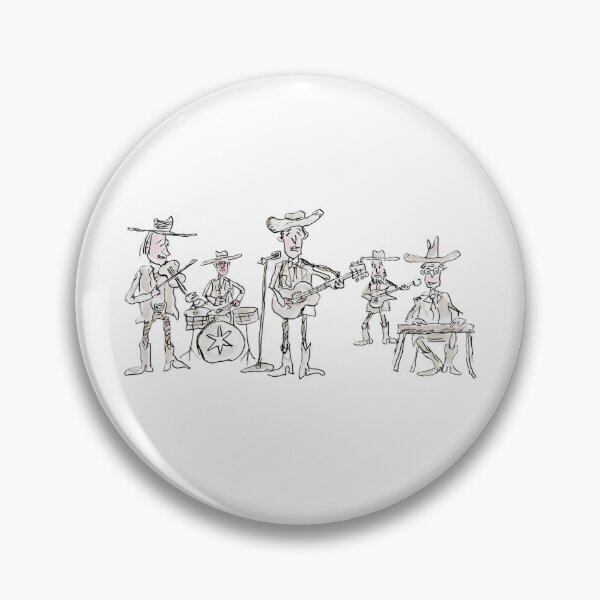 Item preview, A Country Music Band designed and sold by Inky Fingers Illustrations.