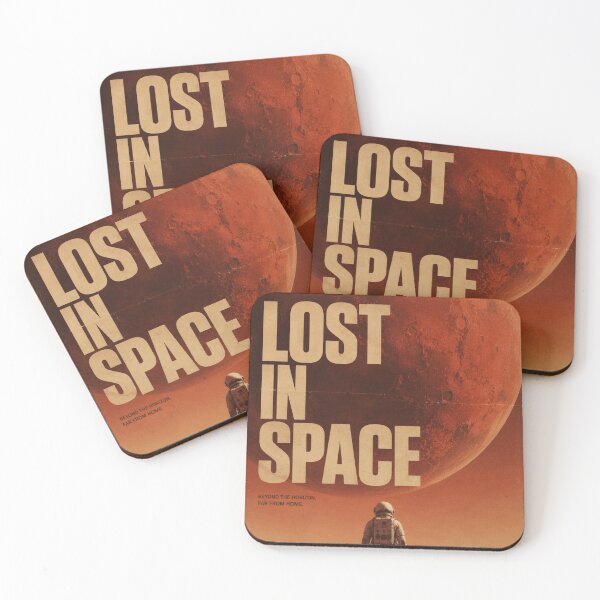 Item preview, Lost In Space – Retro Futuristic Astronaut Poster designed and sold by Watchyyy.