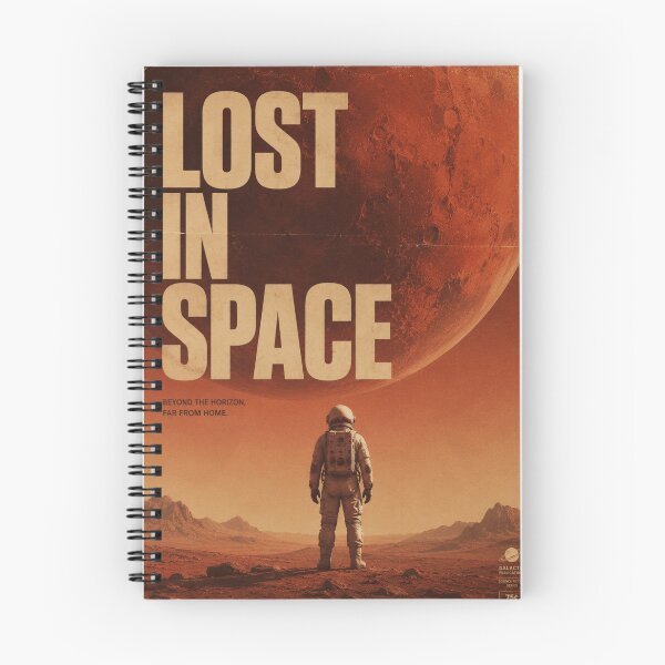 Item preview, Lost In Space – Retro Futuristic Astronaut Poster designed and sold by Watchyyy.