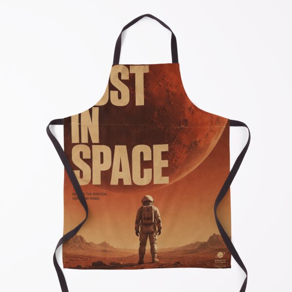 Item preview, Lost In Space – Retro Futuristic Astronaut Poster designed and sold by Watchyyy.