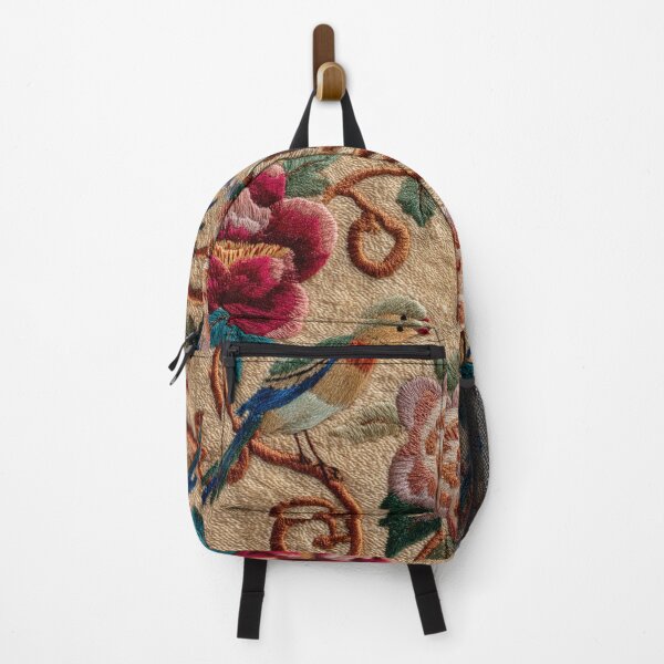 Item preview, Luxury Chinese Oriental Silk Embroidery Floral Bird Carpet designed and sold by GrinGalore.