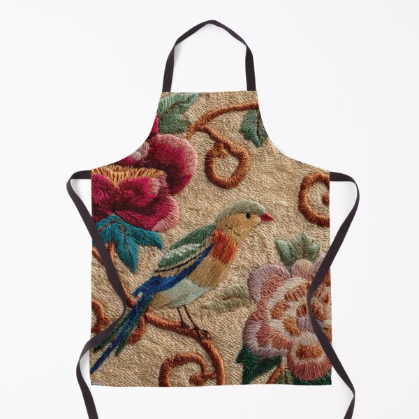 Item preview, Luxury Chinese Oriental Silk Embroidery Floral Bird Carpet designed and sold by GrinGalore.