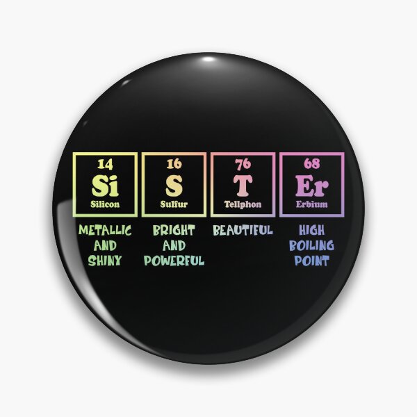 Item preview, Sister Periodic Table Funny Nerdy Science Gift designed and sold by ScienceCorner.