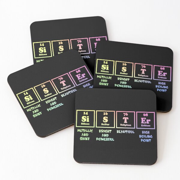 Item preview, Sister Periodic Table Funny Nerdy Science Gift designed and sold by ScienceCorner.