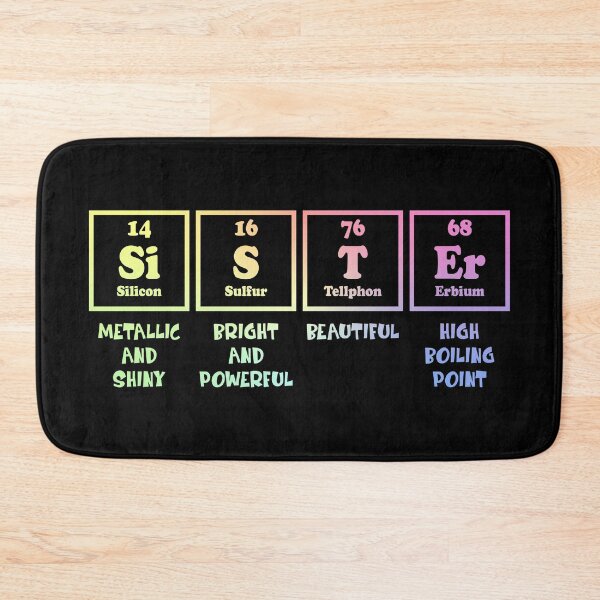 Item preview, Sister Periodic Table Funny Nerdy Science Gift designed and sold by ScienceCorner.