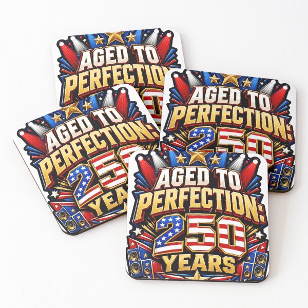 Item preview, Aged to Perfection 250 Years Celebration Design designed and sold by Squiggle Happy.