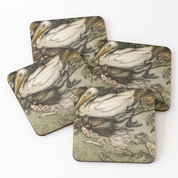 Item preview, Sea of Tears by Arthur Rackham - Vintage Fantasy Creature Illustration for Dark Fairy Tale Collectors designed and sold by RickE.