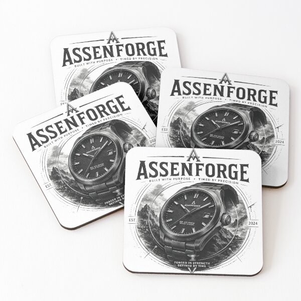 Item preview, Assenforge Luxury Watch T-Shirt Design | Black & White Timepiece Apparel | Premium Streetwear Graphic Hoodie designed and sold by Lifehackerplus1.