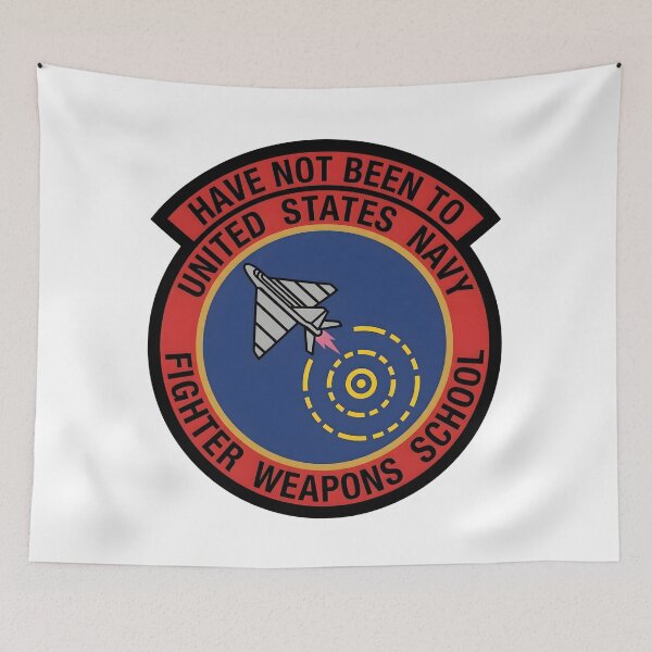 Item preview, United States Navy Fighter Weapons School "Have Not Been To" Satirical Morale Patch designed and sold by CharlieDesings.