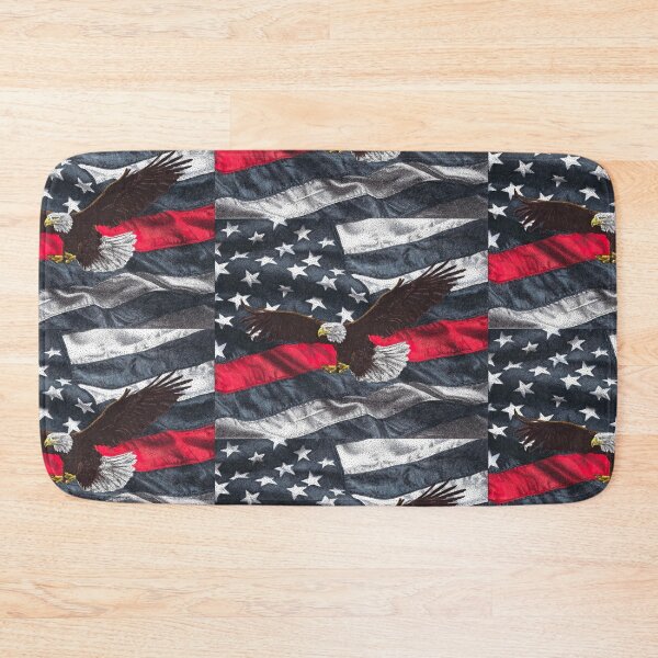 Item preview, Thin Red Line Flag designed and sold by Cora Worthington Art.