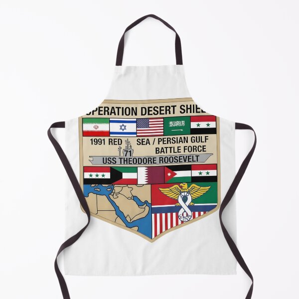Item preview, USS Theodore Roosevelt (CVN-71) Operation Desert Shield 1991 Battle Force Insignia designed and sold by CharlieDesings.