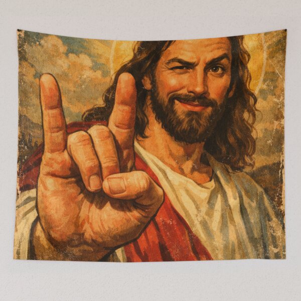 Item preview, Portrait of Jesus designed and sold by Tunablessed.