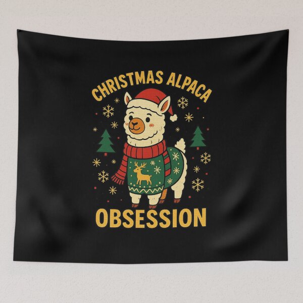 Item preview, Christmas Alpaca Obsession designed and sold by DMHG.