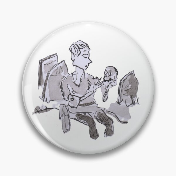 Item preview, Shakespeare's Hamlet, alas poor Yoric designed and sold by Inky Fingers Illustrations.