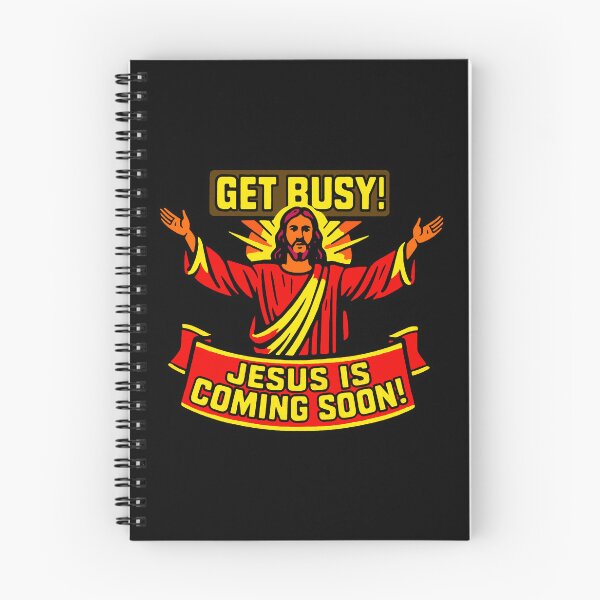 Item preview, Get Busy Jesus Is Coming Soon designed and sold by plushism.