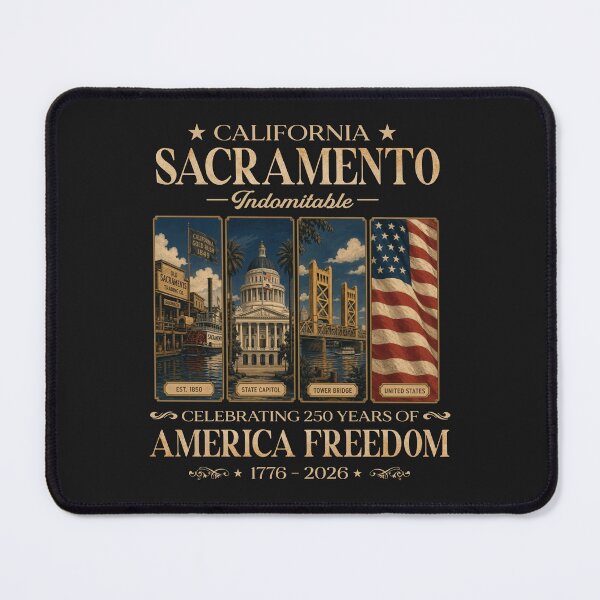 Item preview, California Sacramento Indomitable Celebrating 250 Years of American Freedom 1776 - 2026 designed and sold by MutzelArts.