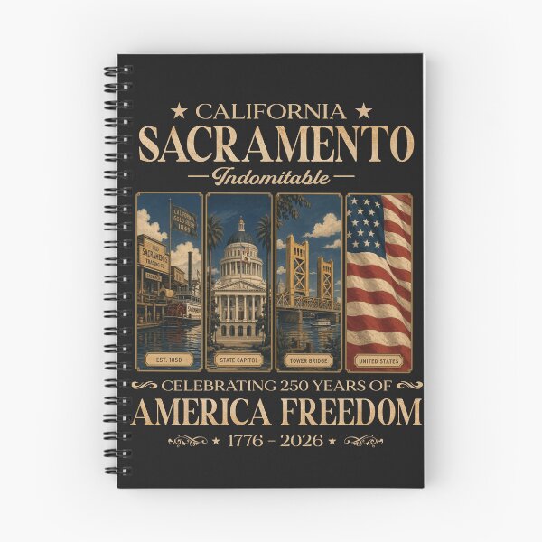 Item preview, California Sacramento Indomitable Celebrating 250 Years of American Freedom 1776 - 2026 designed and sold by MutzelArts.