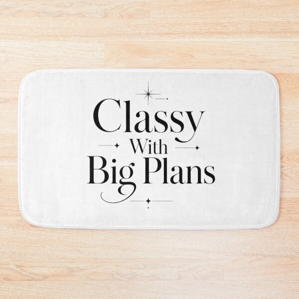 Item preview, Classy With Big Plans. Quiet Luxury Typography Aesthetic designed and sold by Aarvya Fashion Club ( A.F.C ).