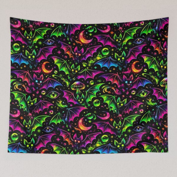 Item preview, Neon Night Bats designed and sold by ITSimagination.