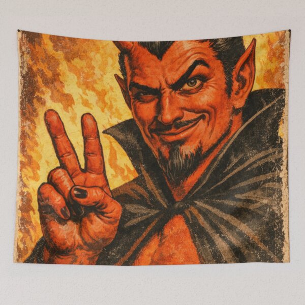 Item preview, Portrait of the Devil  designed and sold by Tunablessed.
