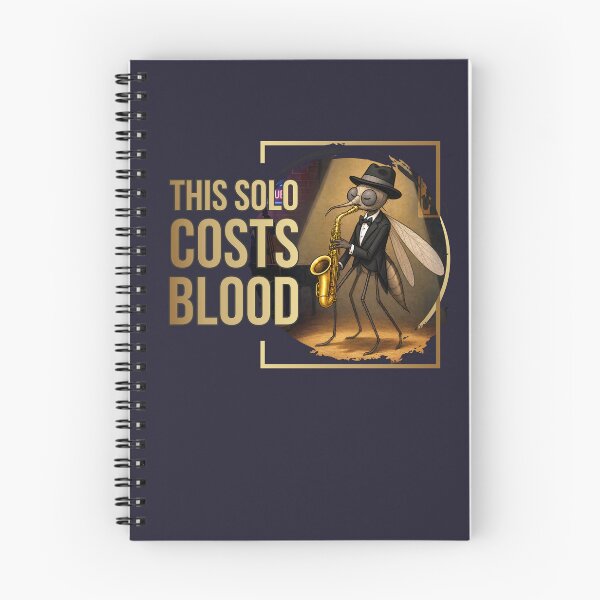 Item preview, Jazz Mosquito – This Solo Costs Blood designed and sold by GraphicComet.