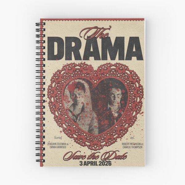 Item preview, The Drama Zendaya Robert Pattinson Cinematic Vintage Retro Movie Design Poster designed and sold by solstices.