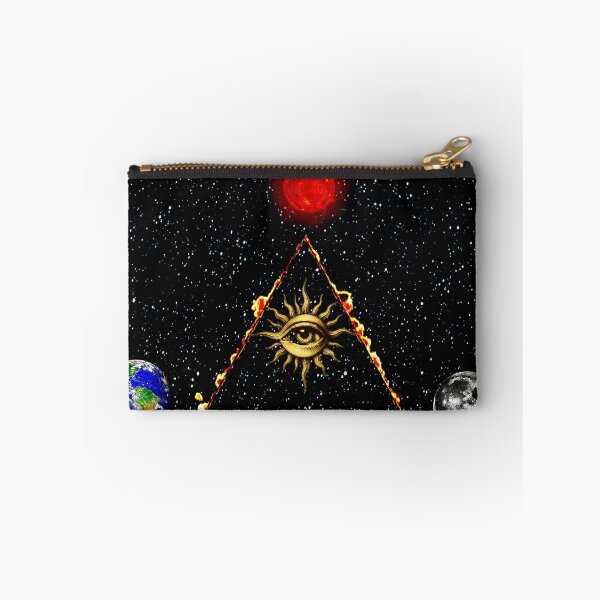Item preview, Eye inside burning triangle space art  designed and sold by FahdSpaceArt.