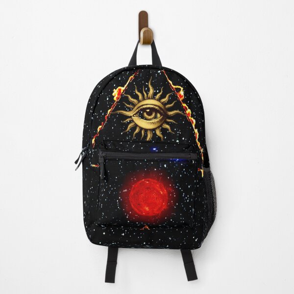 Item preview, Eye inside burning triangle space art  designed and sold by FahdSpaceArt.