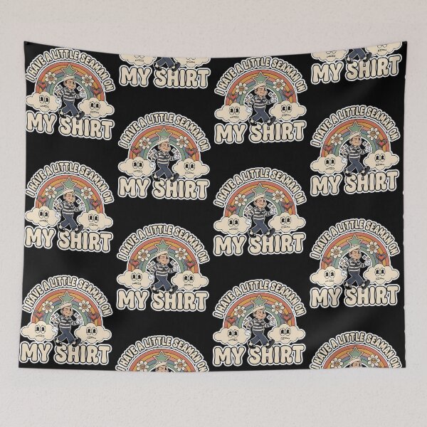 Item preview, I Have A Little Seaman On My Shirt Funny Sailor Double Entendre Design designed and sold by Glow-Paw-Studio.