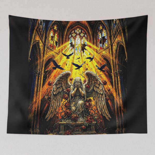 Item preview, Epic Dark Fantasy &amp; Gothic Cathedral Wall Art (3:4) designed and sold by Cyber-ART-Studio.