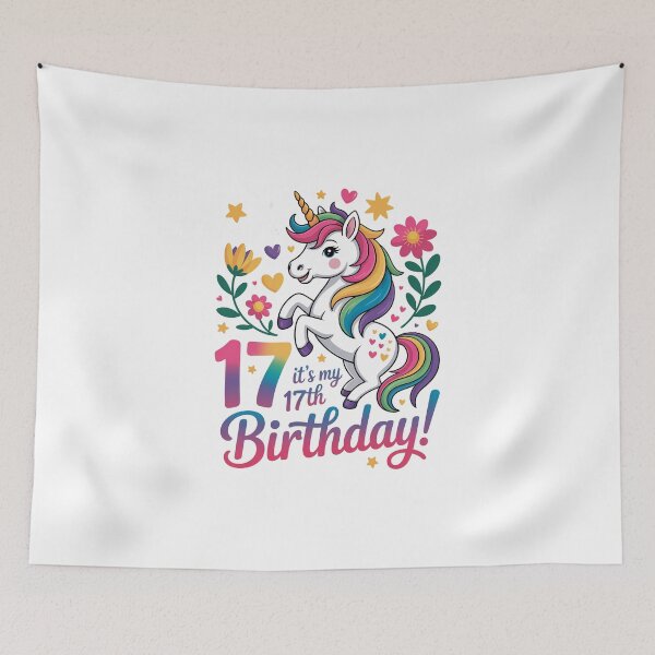 Item preview, 17th Birthday Unicorn designed and sold by jkrphoto.