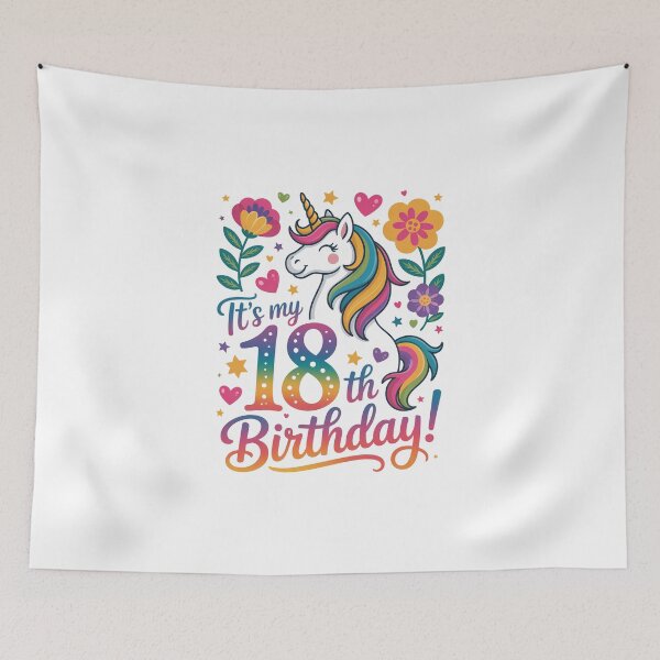 Item preview, 18th Birthday Unicorn designed and sold by jkrphoto.