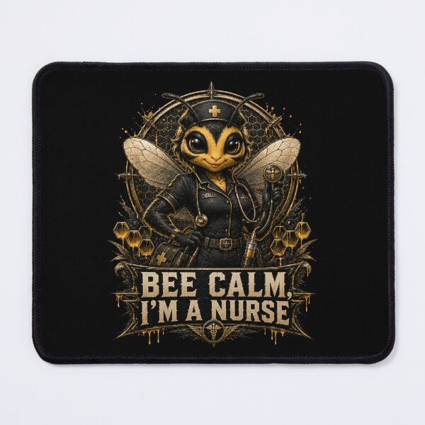 Item preview, Bee Calm I’m A Nurse designed and sold by BlackSector77.