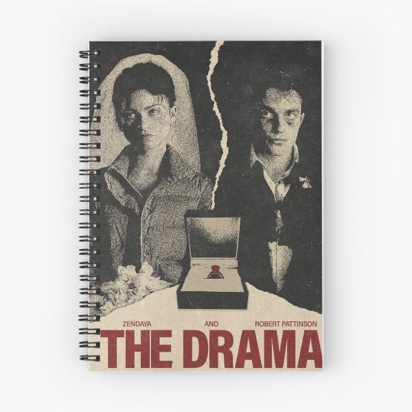 Item preview, The Drama Zendaya Robert Pattinson Cinematic Vintage Retro Movie Design Poster designed and sold by solstices.
