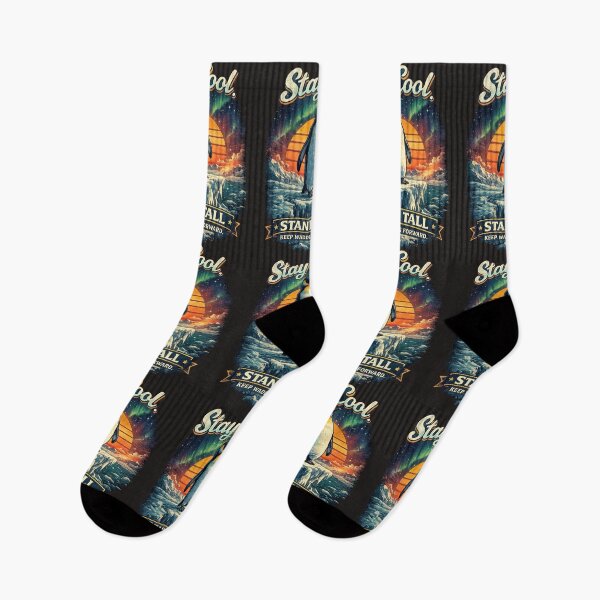 Item preview, Stay Cool Stand Tall Penguin Inspirational Retro Design designed and sold by MedRoh.
