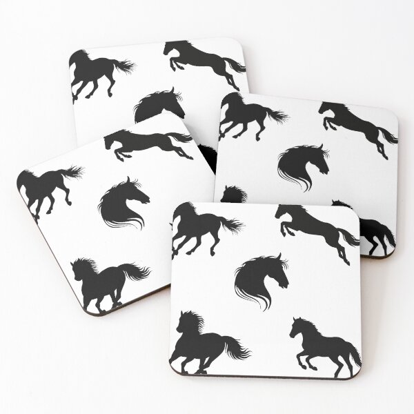 Item preview, Majestic Wild Horses Silhouette Aesthetic Sticker Pack designed and sold by Art IN Pack.