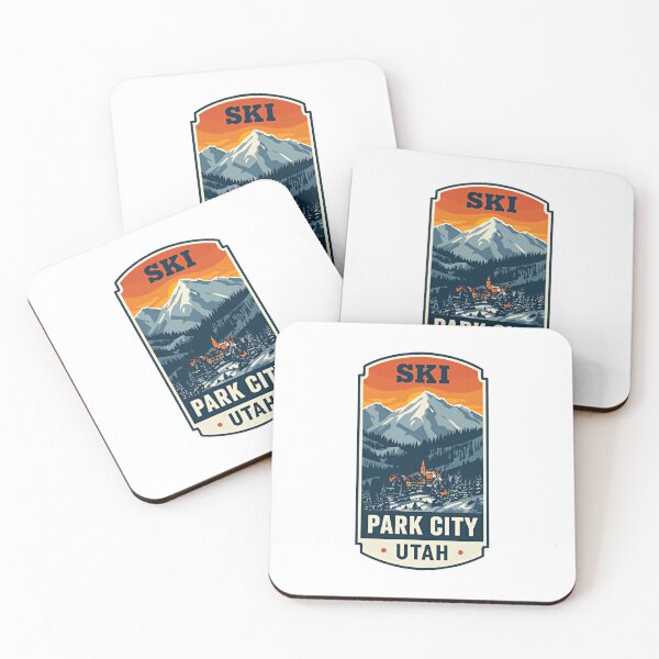 Item preview, Ski Park City Utah Mountain Skier Travel designed and sold by Simsimah26Parks.