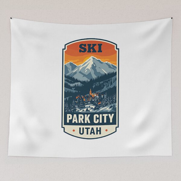 Item preview, Ski Park City Utah Mountain Skier Travel designed and sold by Simsimah26Parks.