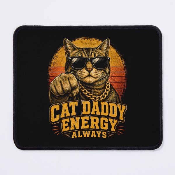 Item preview, Cat Daddy Energy Always designed and sold by zoes-ink.