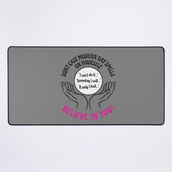 Item preview, Don't Cast Modern Day Spells (Pink) designed and sold by MrGsMind.