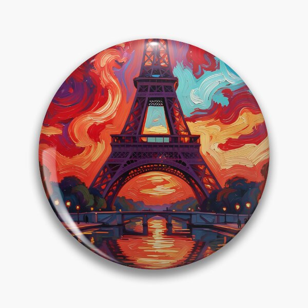 Item preview, The reflection of the Eiffel Tower in the Seine designed and sold by VoidVeilStudio.