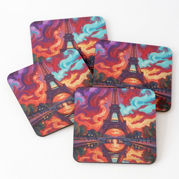 Item preview, The reflection of the Eiffel Tower in the Seine designed and sold by VoidVeilStudio.