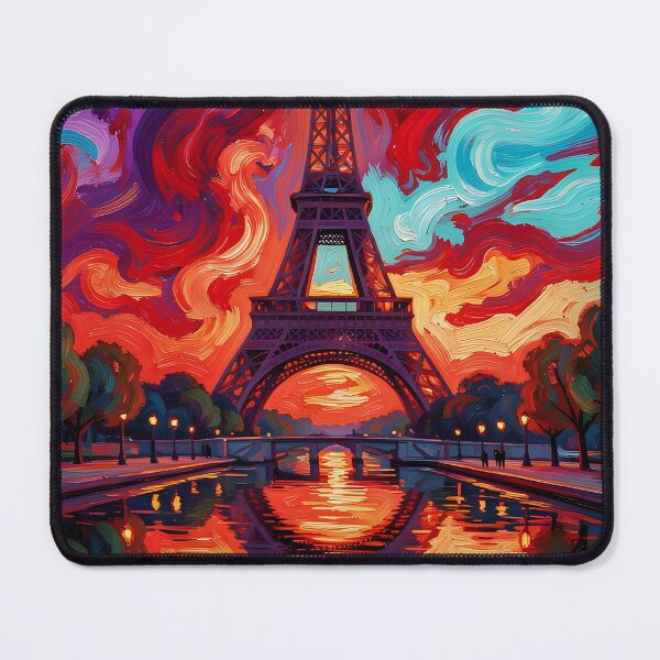 Item preview, The reflection of the Eiffel Tower in the Seine designed and sold by VoidVeilStudio.