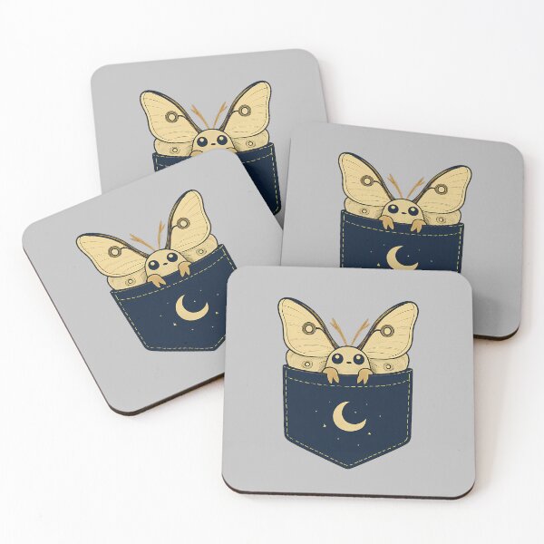 Item preview, Pocket Moth Crescent Moon Cute Luna Moth Shirt Cottagecore Celestial Fairycore Gift Witchy Tee designed and sold by Moonveil_Studio.