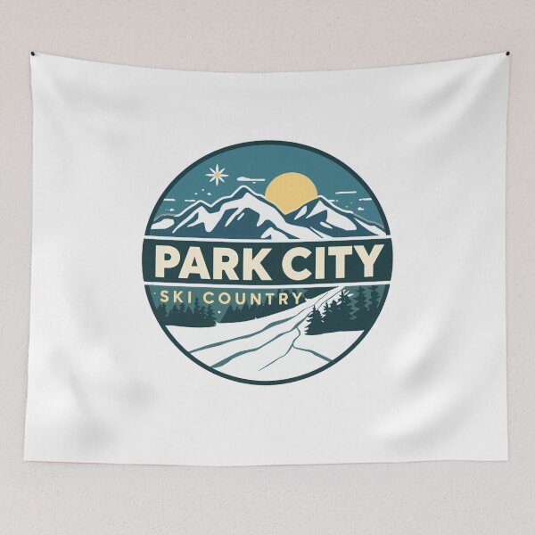 Item preview, Park City Ski Country Skiing Snowboarding Mountain Vacation Travel Souvenir designed and sold by Simsimah26Parks.